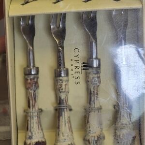 Vintage Set Of 4 Cocktail Forks